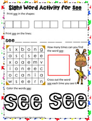 Sight word see
